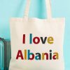 Tote Bag I Love Albania