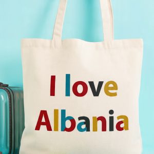 Tote Bag I Love Albania