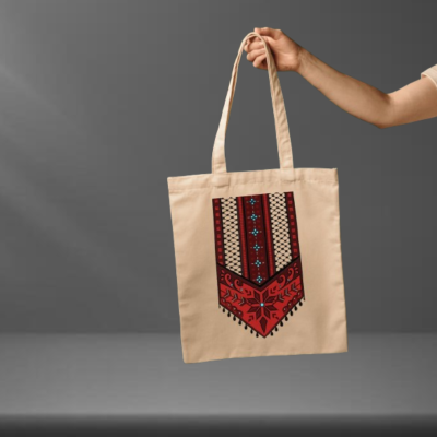 Tote Bag – Motivi i Qilimit Shqiptar
